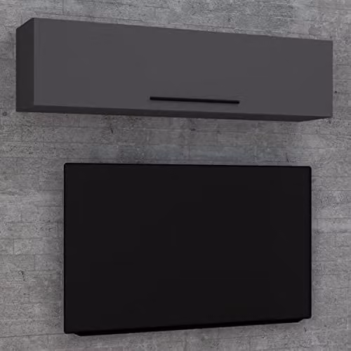 VCM Arila XL Wandplank Antraciet H 115 x B 30 x D 30 cm