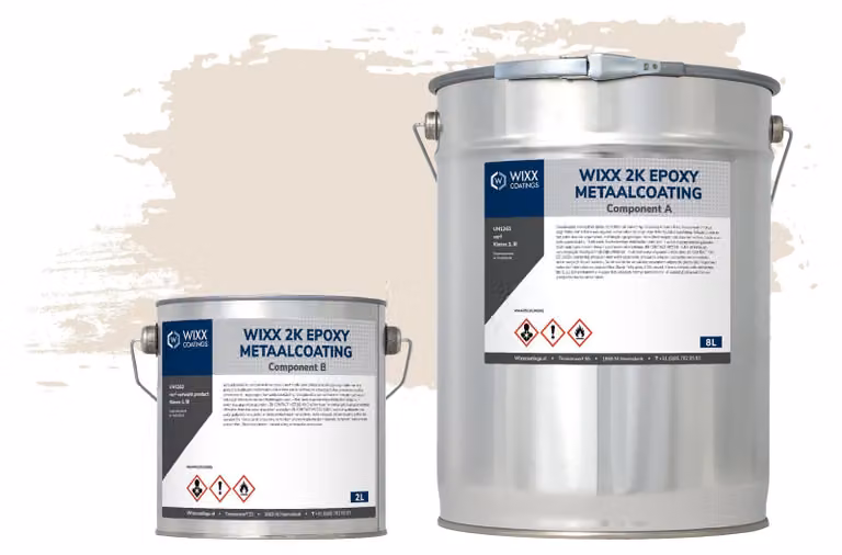 Wixx 2K Epoxy Metaalcoating RAL 9001 Crèmewit 10L
