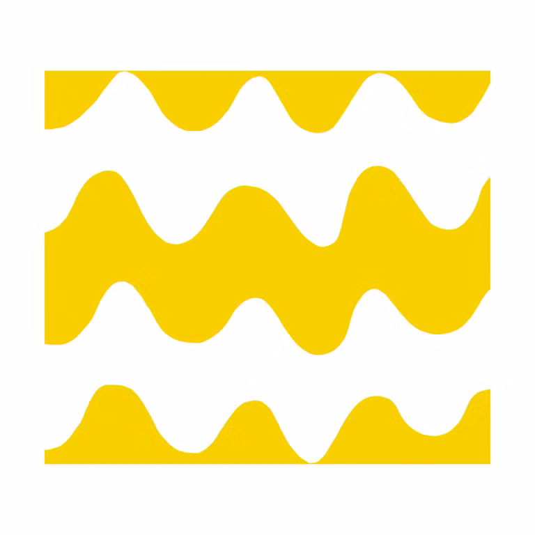 Marimekko Lokki servet 20-pack Geel 33 x 33 cm