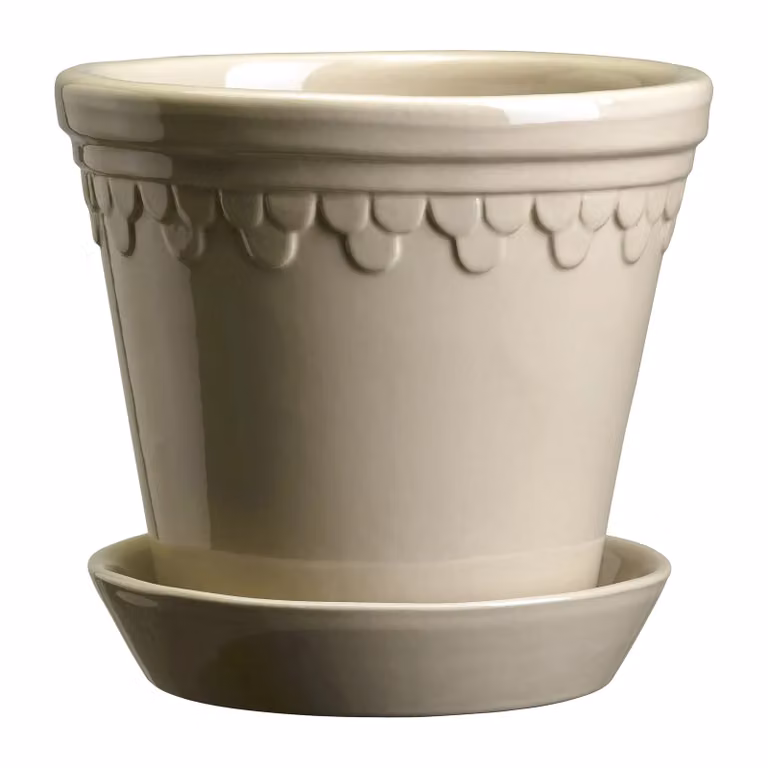 Bergs Potter Københavner geglazuurde pot Sand Stone Ø25 cm