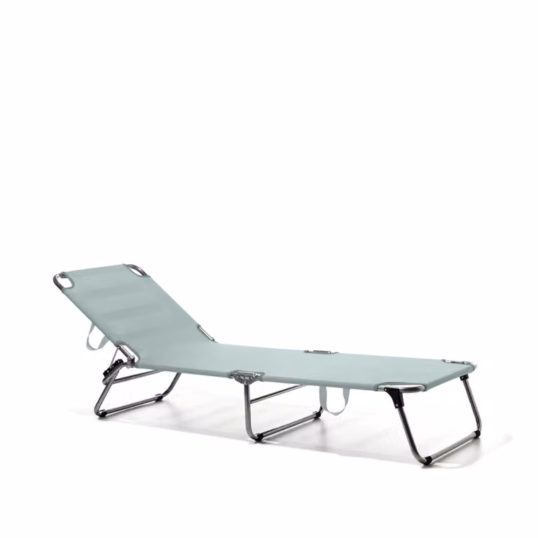 Fiam Amigo ligstoel stof saliegroen aluminium