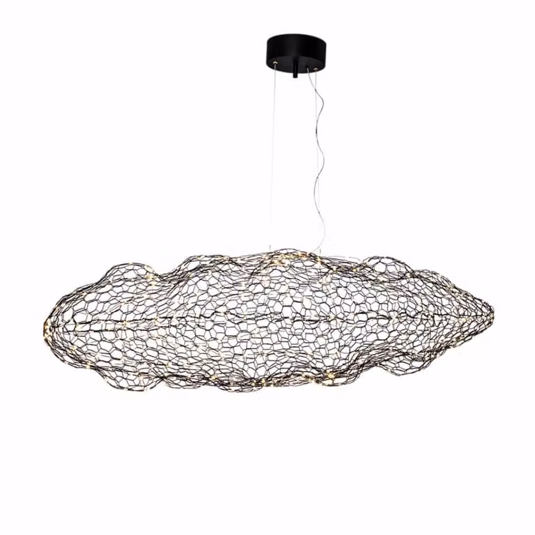 By Rydéns Hayden Hanglamp zwart en goud/messing met LED