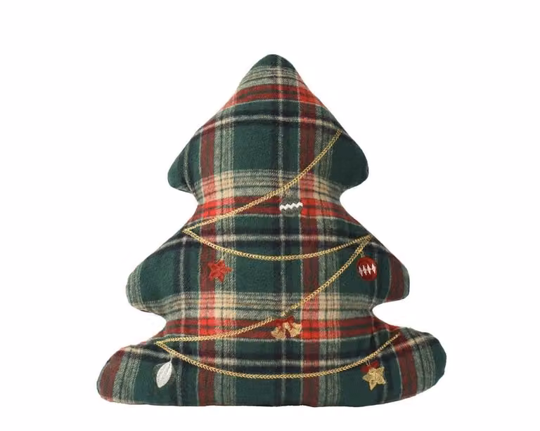 Decoris Kerstkussen Groen B/D/H: 42 x 43 cm