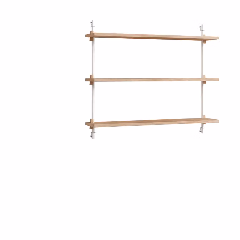 MOEBE Wandplank ws.65.1 Eikenhout-wit