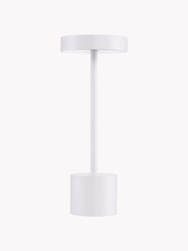 Nova Luce Fumo oplaadbare LED tafellamp wit met dimfunctie