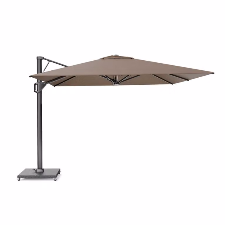 Beaufort zweefparasol Platinum met premium doek in Havana, B/D/H: 320 x 320 cm