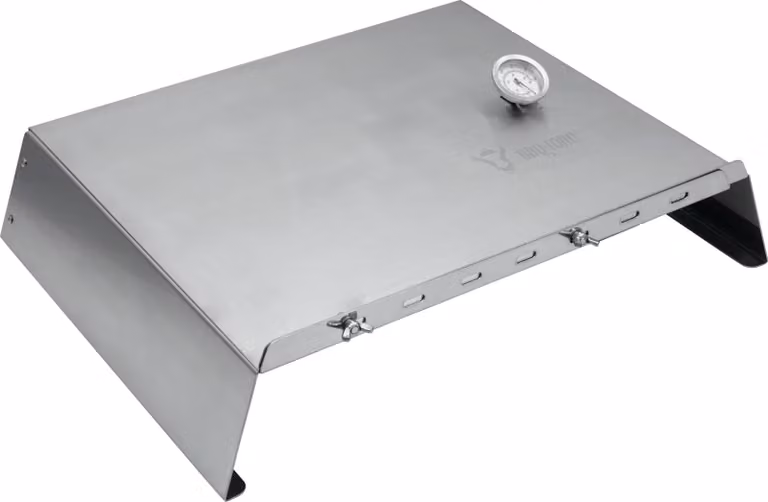 BBQ-Toro verstelbare roestvrijstalen pizzasteen, B/D/H: 48,5-79 x 42 x 12,3 cm