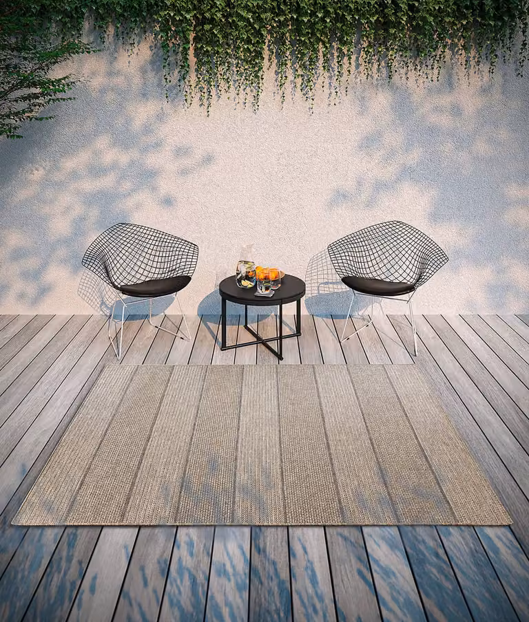 Hanse Home Collection vloerkleed bruin gestreept polypropyleen B/D: 155 x 230 cm