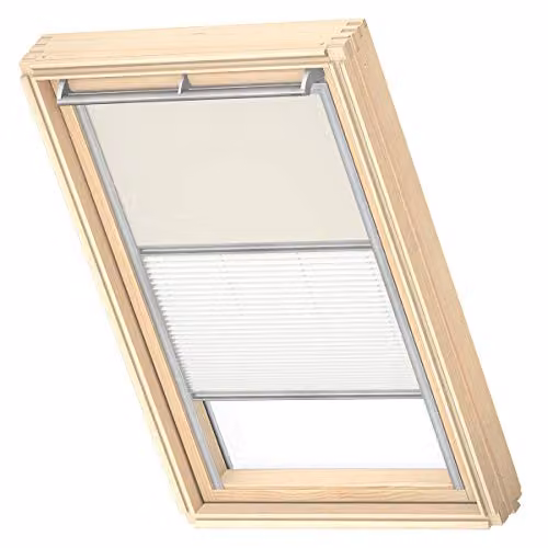 VELUX Verduisterend Rolgordijn Plus Plissé DFD, Licht Beige, S08, 608