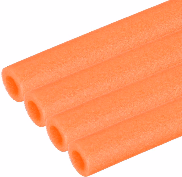 Buisisolatie 4 stuks Oranje 10 x 20 mm