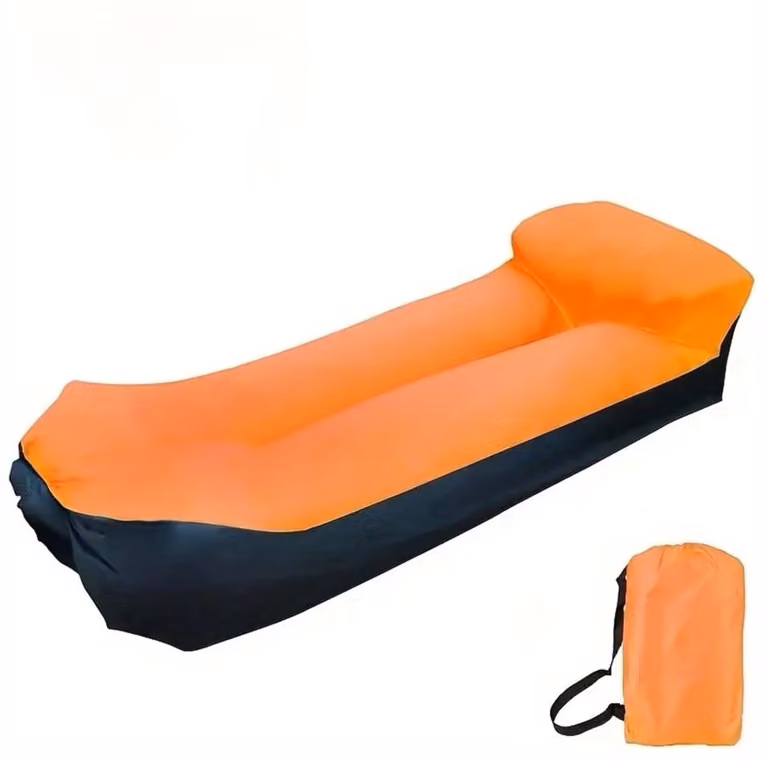 Merkloos Opblaasbaar Luchtbed voor volwassenen - 70 x 190 cm