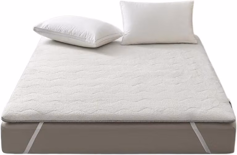 Wit Vloerfutonmatras Tatami Matras Topper voor Volwassenen - 60 x 120 cm