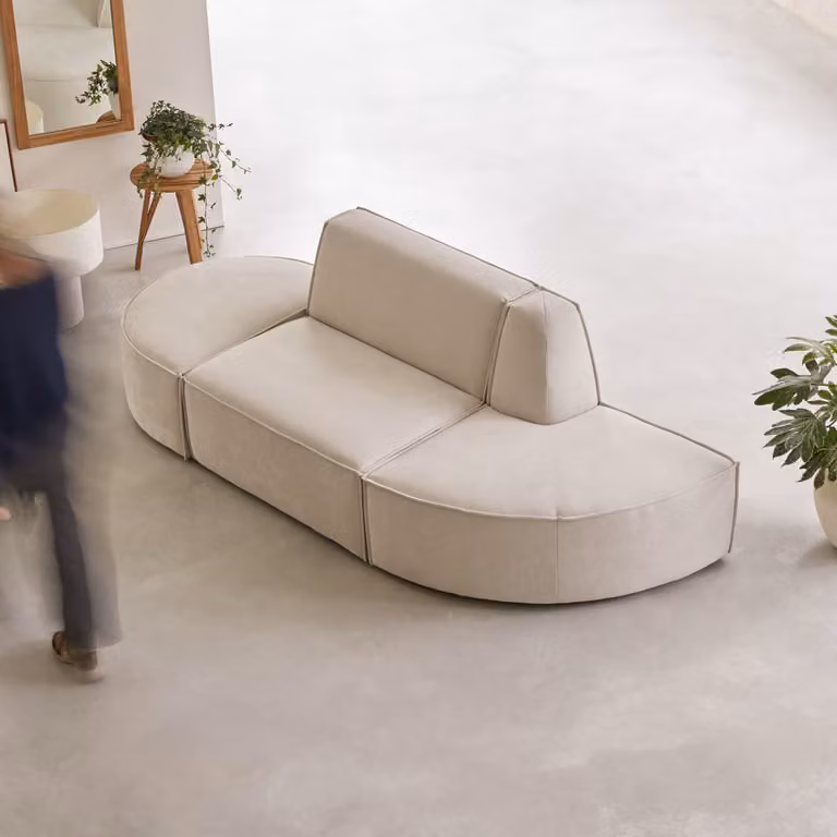 Tikamoon Modulaire 2-zitsbank Dario - Beige