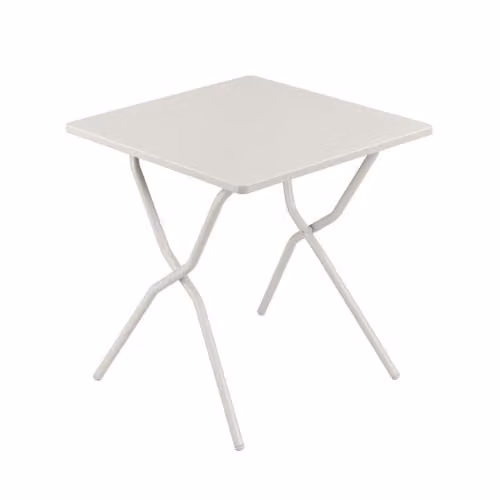 Lafuma Inklapbare Tuintafel voor Tuin of Balkon, Wit, B/D/H: 64 x 70 x 72 cm