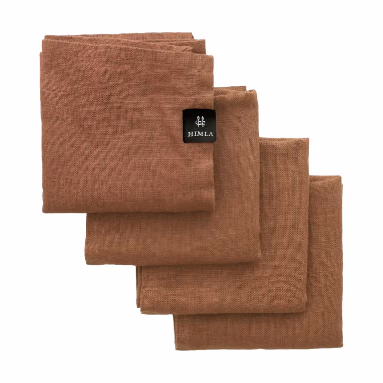 Himla Sunshine servet 4-pack Grounded 45 x 45 cm