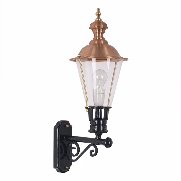 KS Verlichting Buitenlamp Arnhem M Oudhollands - Antraciet/Zwart - Wandlamp voor de tuin
