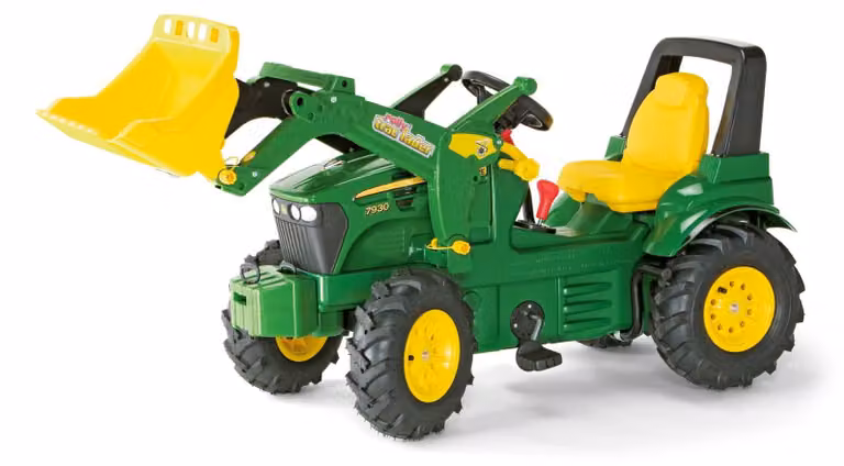 Rolly Toys John Deere 7930 met laadschop, luchtbanden en versnellingsbak
