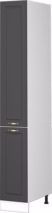 Vicco Fame-Line Badkamerkast Antraciet-goud, Model 43516, Breedte: 30 cm, Hoogte: 206.8 cm
