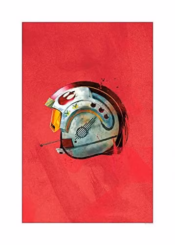 Komar Star Wars Classic Helmets Rebel Pilot Poster, Multicolour, 50 x 70 cm