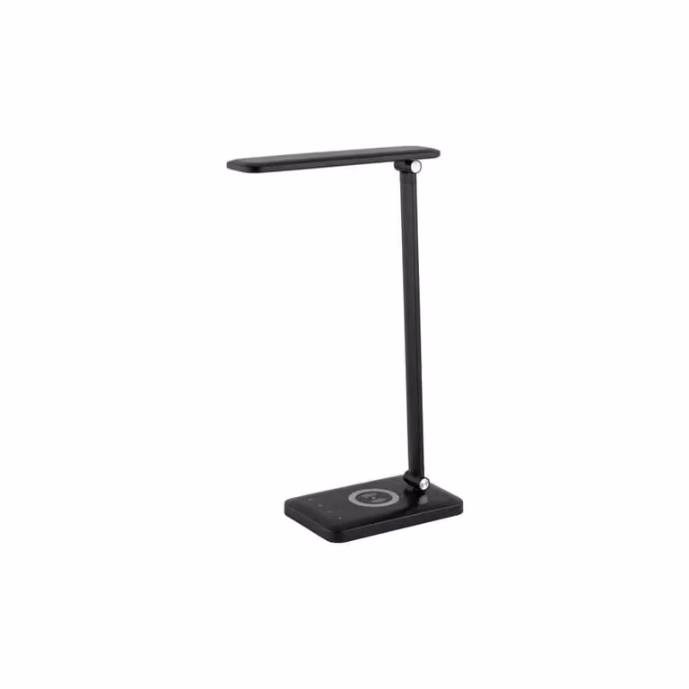 Lyora Led bureaulamp met smartphone lader - Zwart
