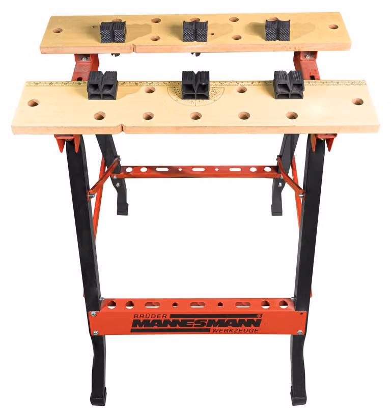 Brüder Mannesmann M7000 inklapbare werkbank, Hoogte: 79 cm