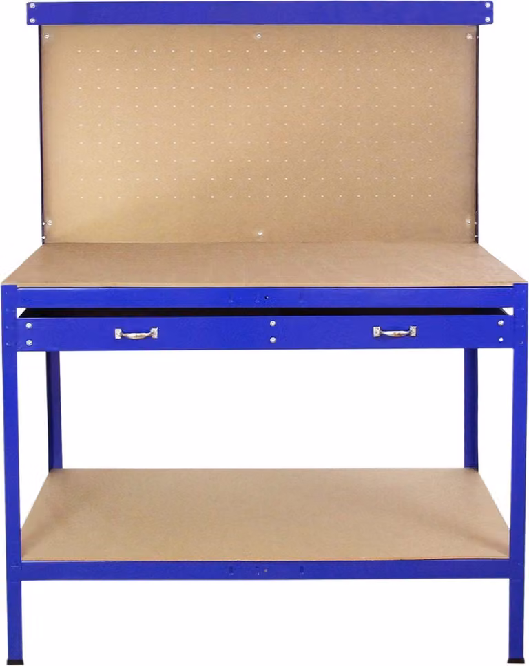 Monster Shop Werkbank met inbouwtafel en lade, blauw