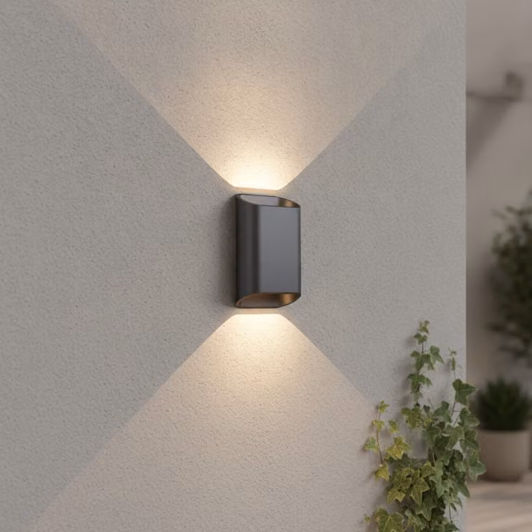Artdelight Diaz-S Design Wandlamp - Zwart - Dimbaar LED - Up & Down