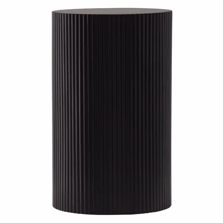 QUVIO Galo Bijzettafel - Zwart MDF