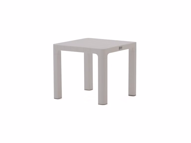 Forza Furniture Vierkante Bijzettafel voor Tuin en Terras van Kunststof