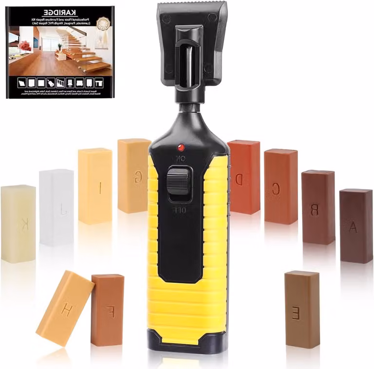 Hout Reparatieset met 11 Mengbare Kleuren voor Meubels en Vloeren - 19 Delig - Multicolor