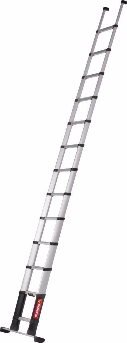 Telesteps Prime-Line Telescoopladder - 4.10 meter - Aluminium met stabiliteitsbalk
