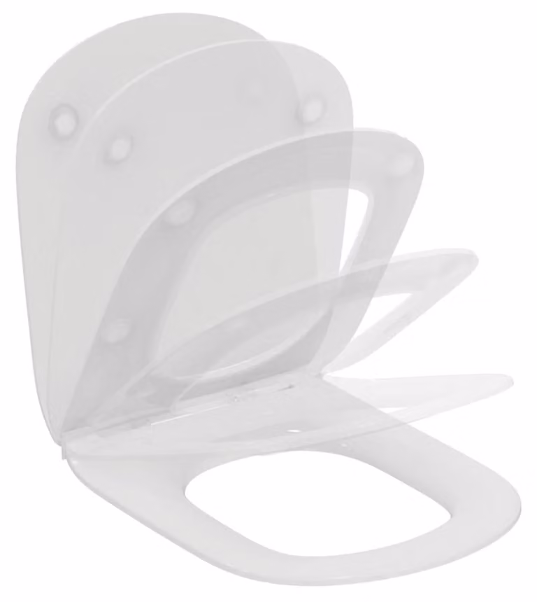 Ideal Standard Slanke zadel Tesi met vertraagde sluiting