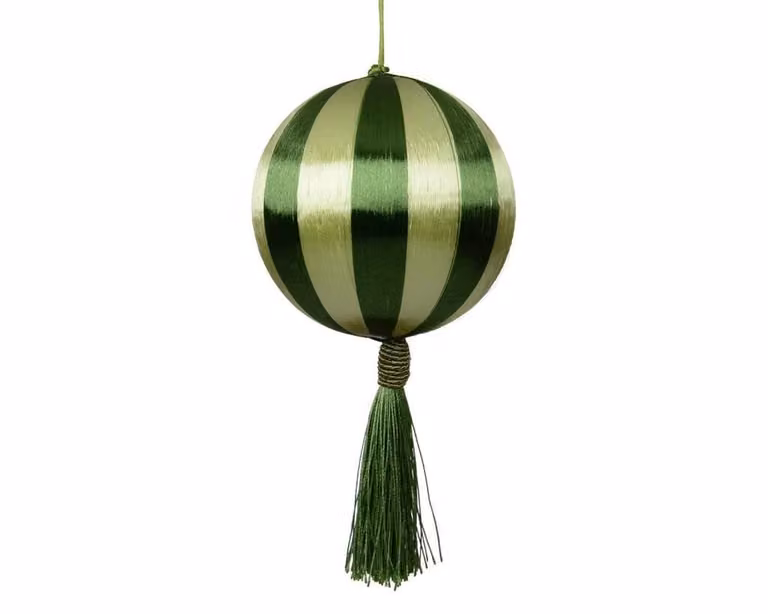 Kerstbal foam pistachio groen, diameter: 8 cm