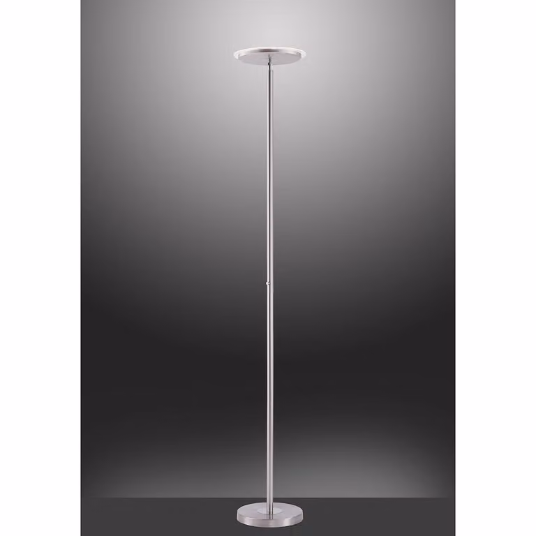 JUST LIGHT Design LED-vloerlamp Hans zilver/chroom B/D/H: 28 x 28 x 181 cm