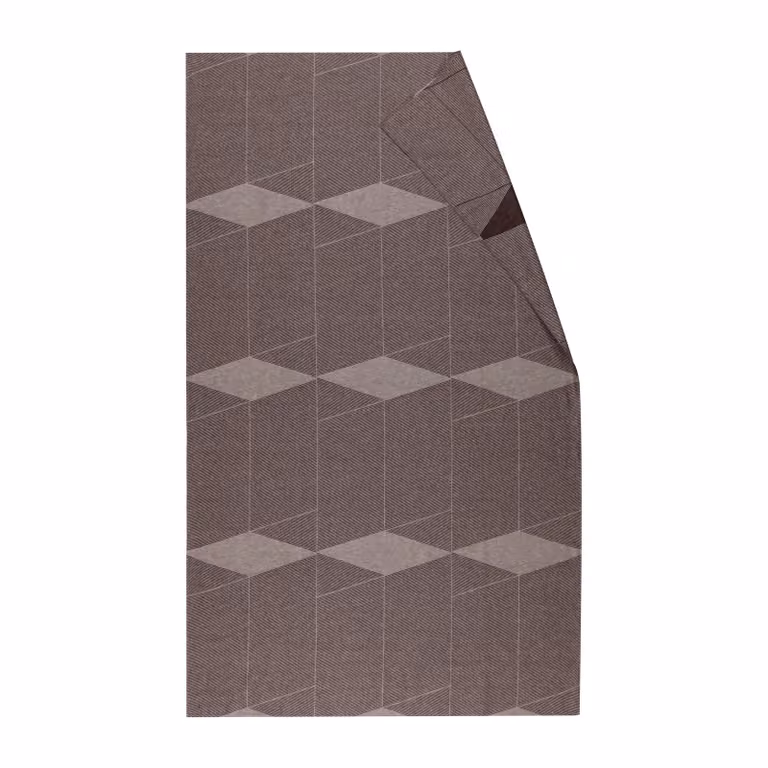 NJRD Geometric tafelkleed Bruin-wit B: 250 cm, D: 147 cm