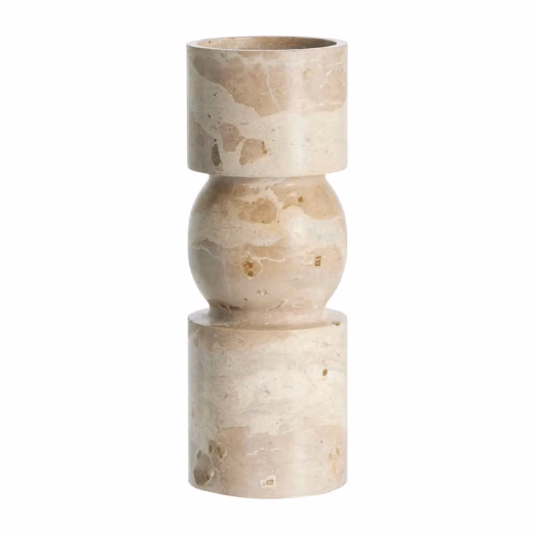 Lene Bjerre Ellia kandelaar Linen Hoogte: 23 cm