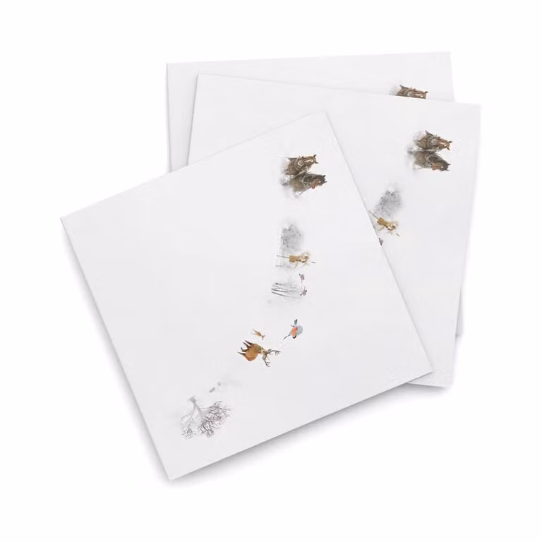 Wik & Walsøe Julemorgen servetten 20-pack 40 x 40 cm