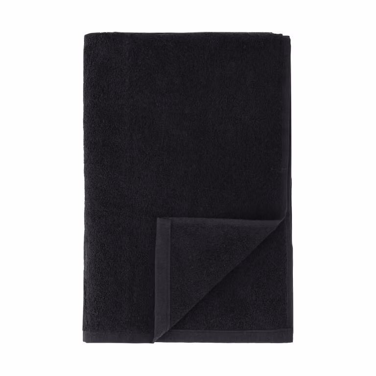Scandi Living Drift badhanddoek Zwart 70 x 140 cm