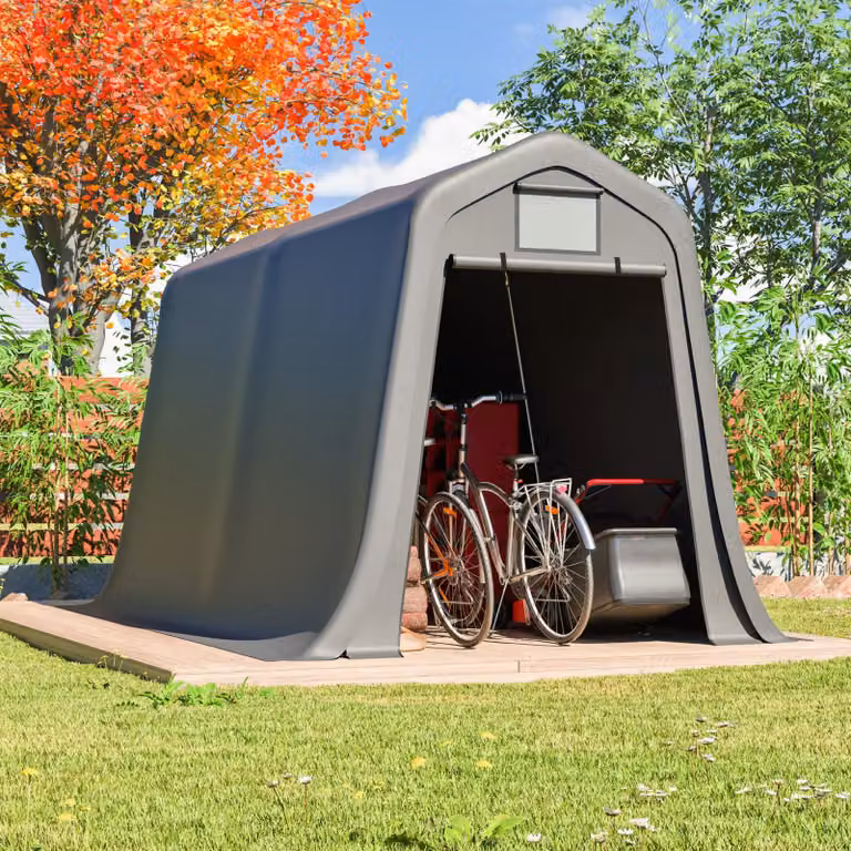 Adventure Hub Tuinschuur met zadeldak, donkergrijs