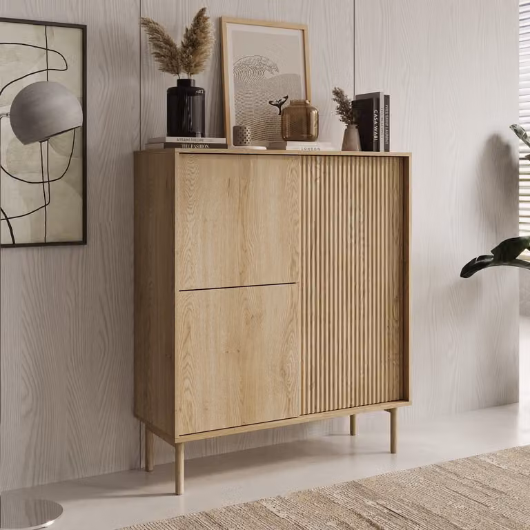 Meubella Tenerife Dressoir Eiken Breedte: 104 cm