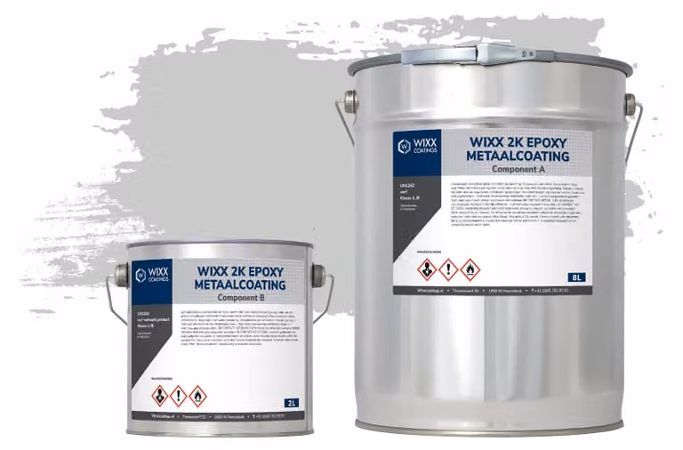 Wixx 2K Epoxy Metaalcoating RAL 7035 Lichtgrijs 10L