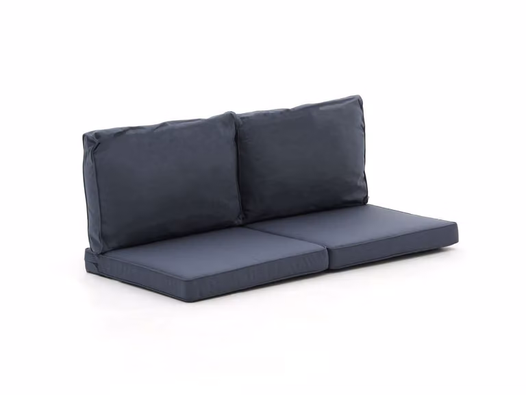 Madison Loungekussen Tuin Blauw Grijs Antraciet B: 120 cm x D: 60 cm x H: 4 cm