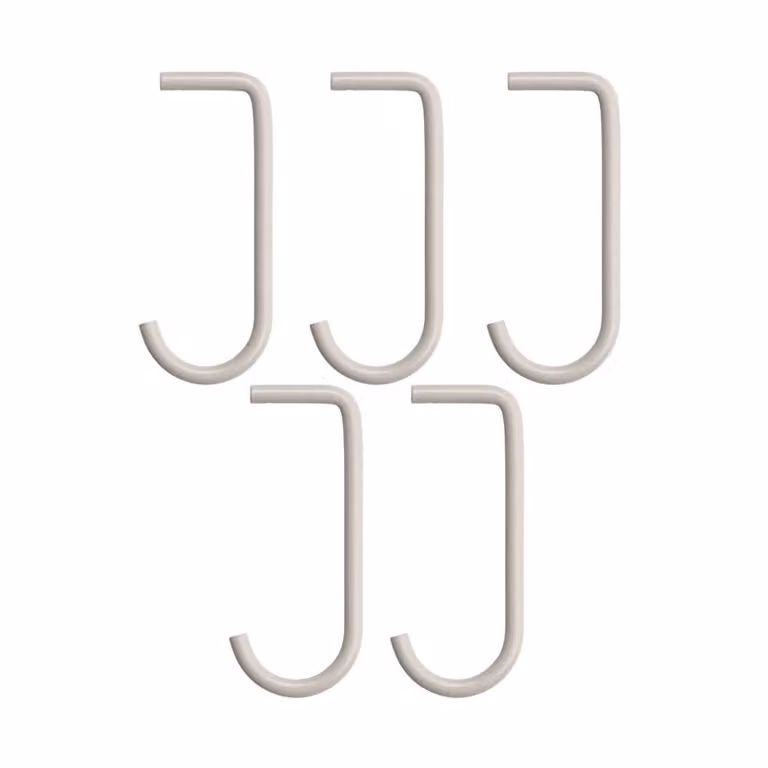 String J-haak 5-pack Beige