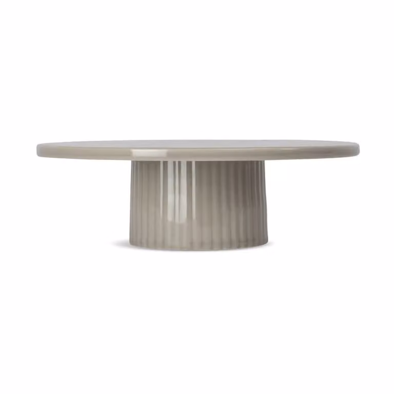 Sagaform Flora taartschaal Beige Ø25,5 cm