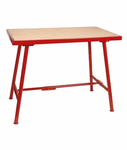 Virax Standaard montagetafel rood B: 108 cm, D: 64 cm