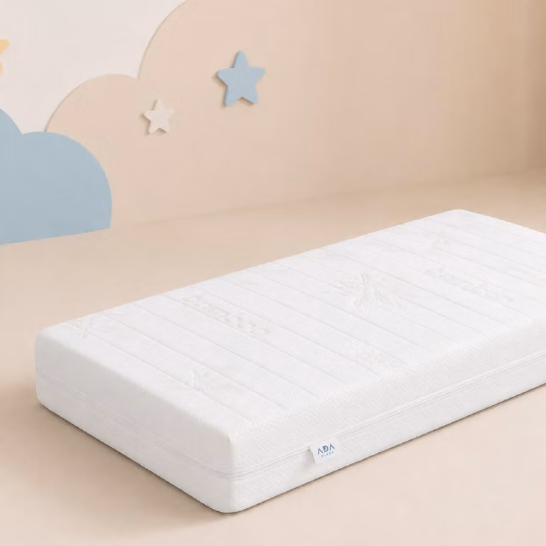 Ada Sleep Kindermatras voor baby's en peuters - Cold foam - CertiPUR® en Okoetex gecertificeerd - Hypoallergeen - B/D: 60 x 120 cm
