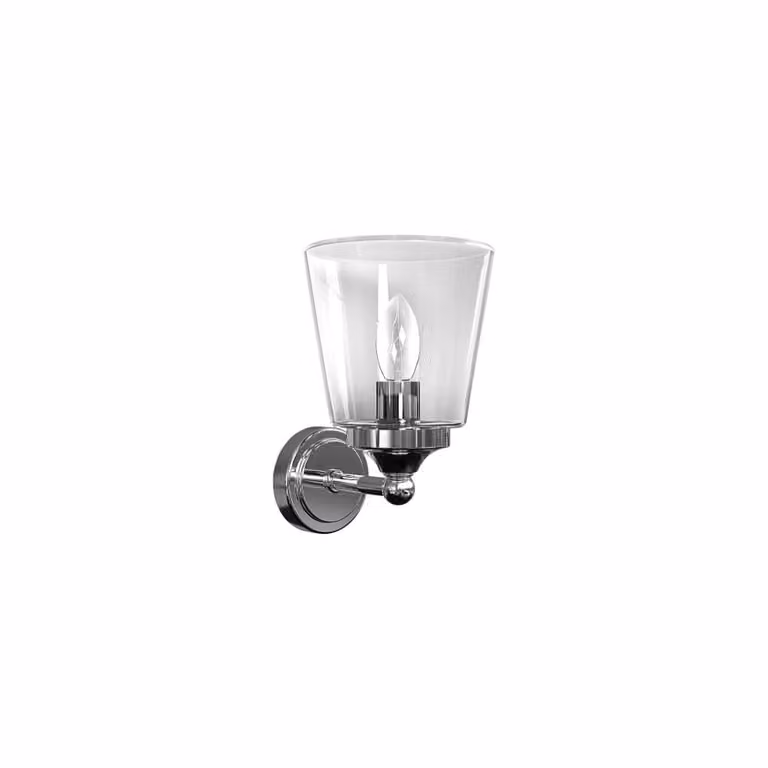 Lyora Nowodvorski Wandlamp Bali Chroom IP44 E14