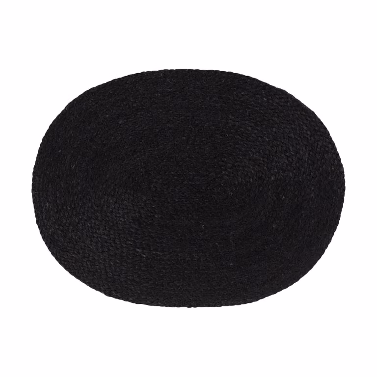 Dixie Elin placemat ovaal Black