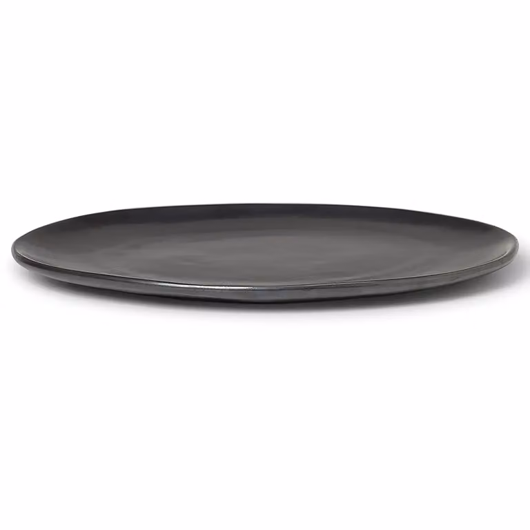Ferm Living Flow dinner plate black 27 cm