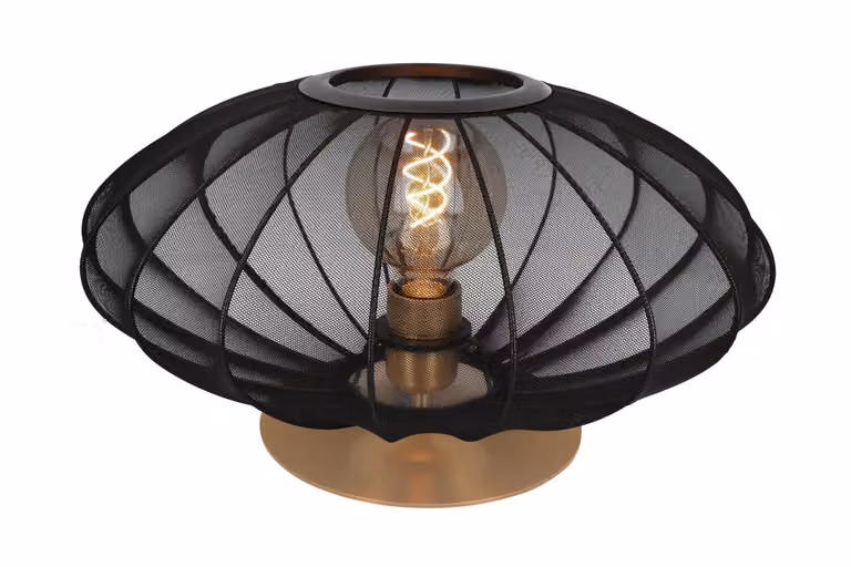Lucide Corina Tafellamp Zwart Ø 40 cm